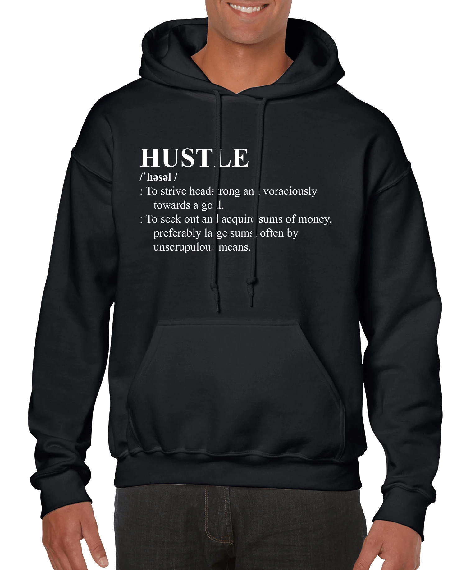 HUSTLE Definition Men’s Hoodie