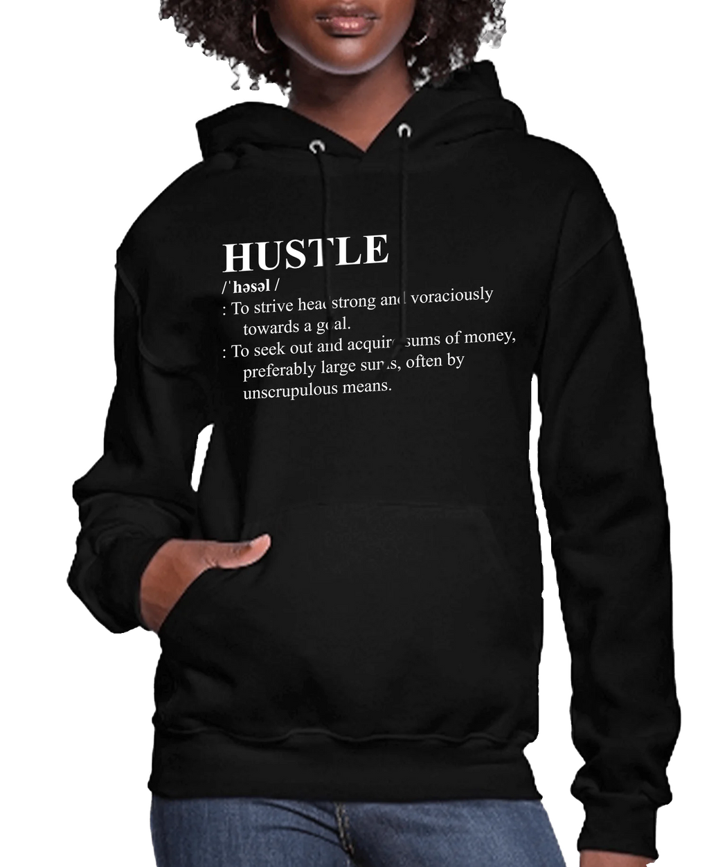 HUSTLE Definition Women’s Hoodie