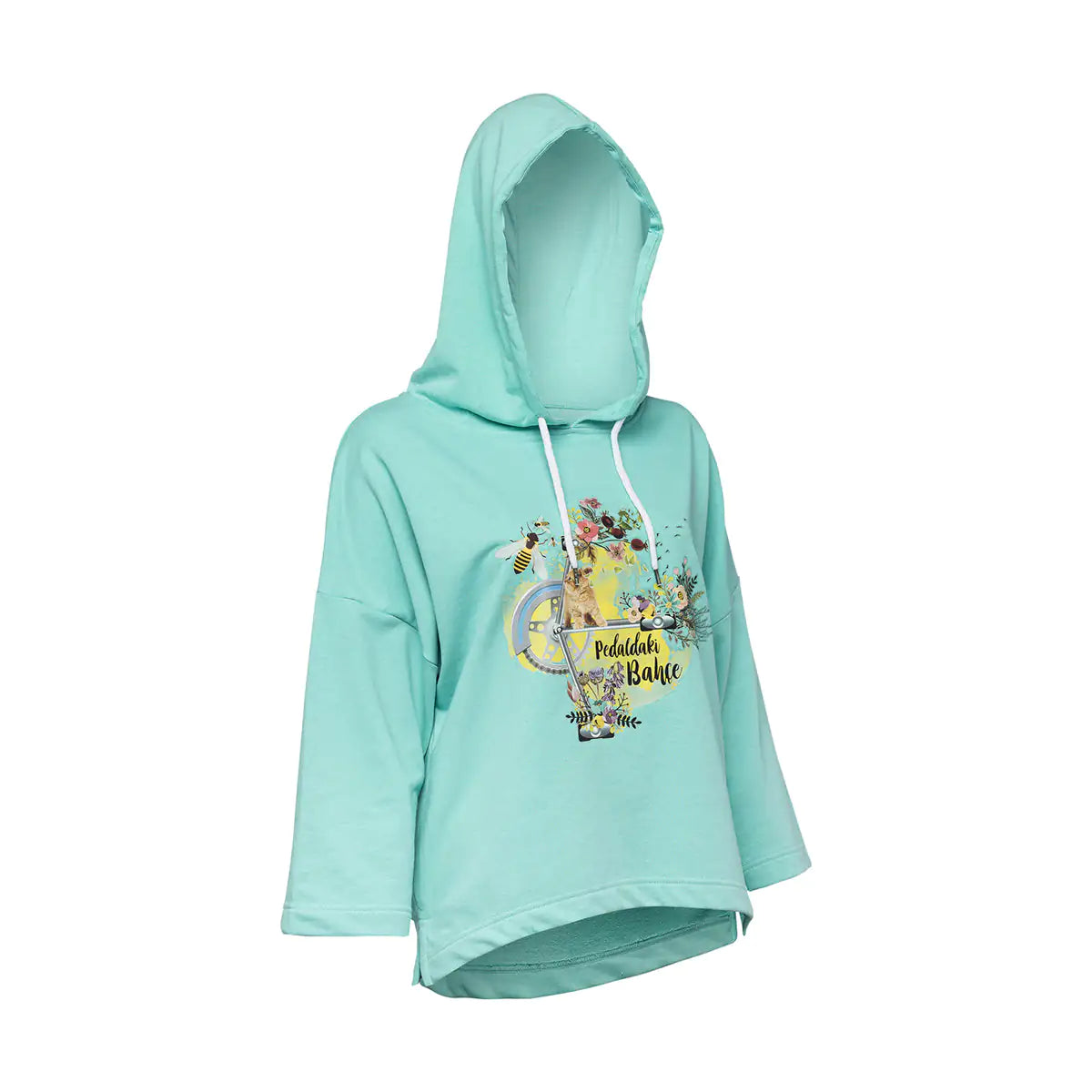Biggdesign Nature Garden On The Pedal Women Hoodie Sweatshirt