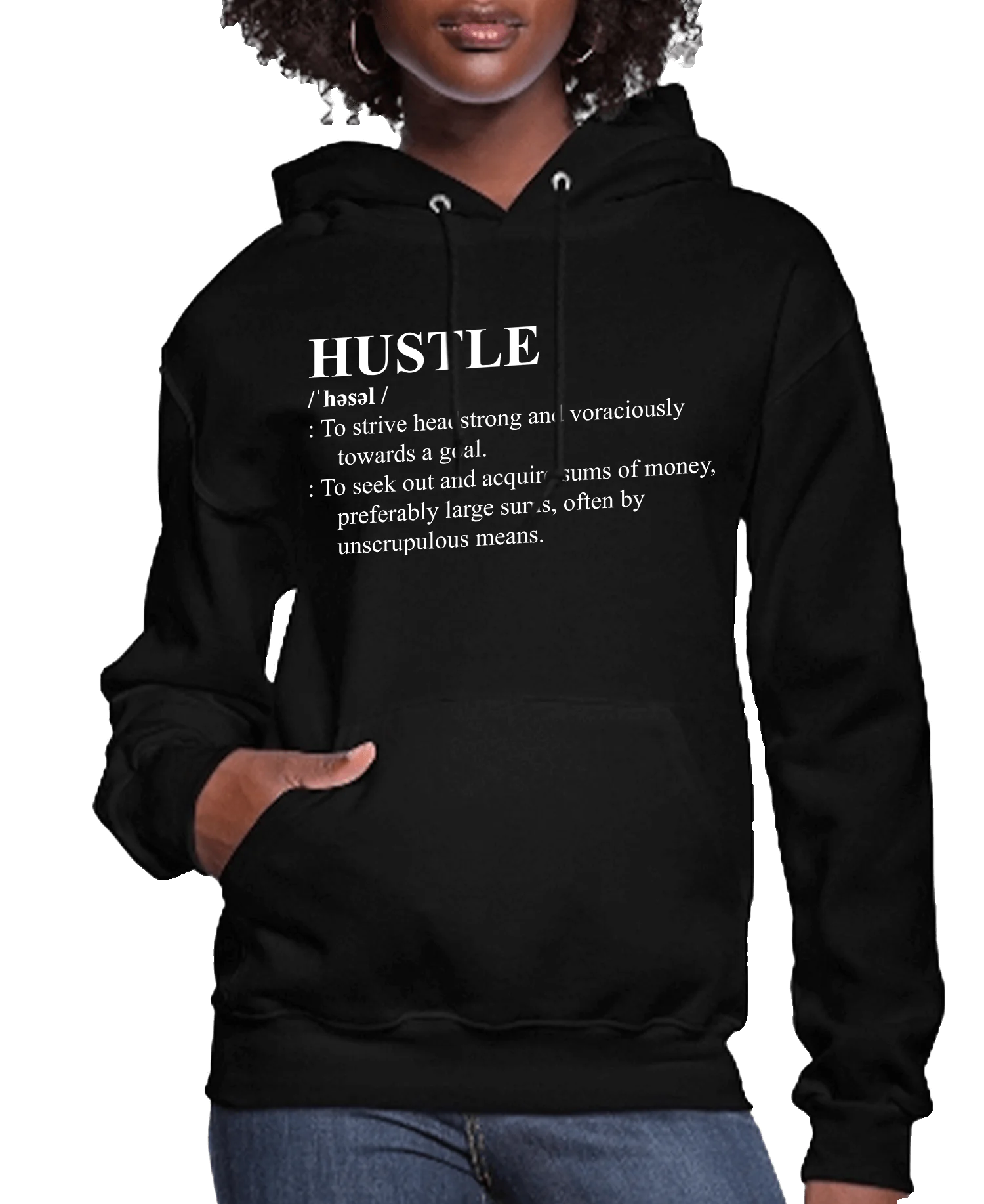 HUSTLE Definition Women’s Hoodie