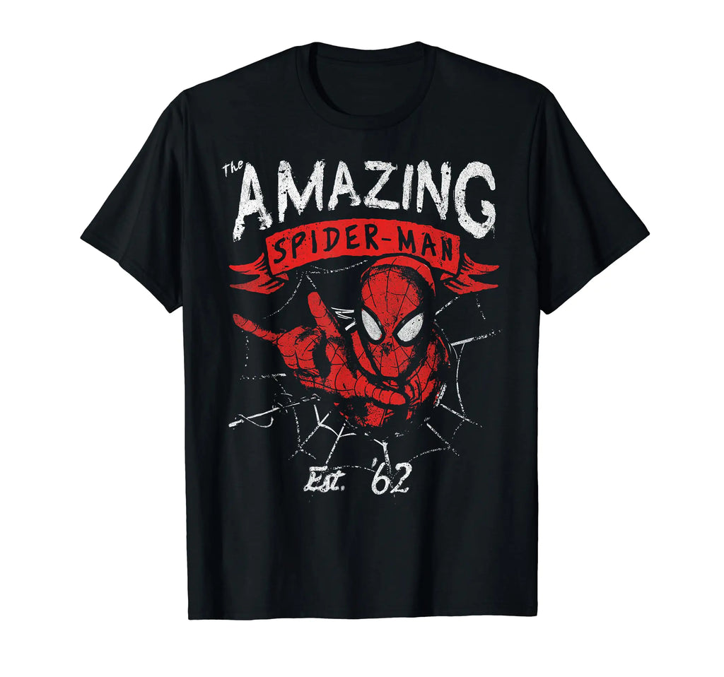 Marvel The Amazing Spider-Man Grunge Graphic T-Shirt T-Shirt
