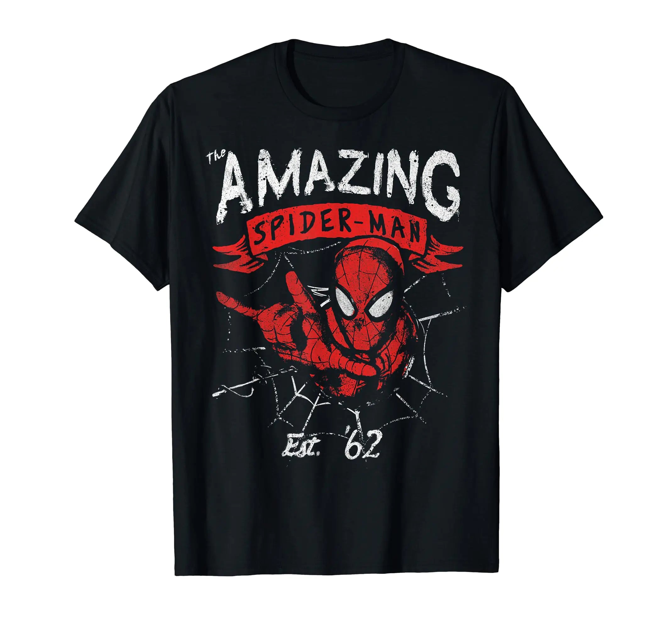 Marvel The Amazing Spider-Man Grunge Graphic T-Shirt T-Shirt